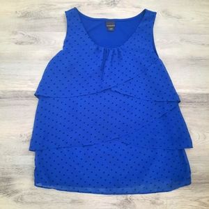 Sleeveless Polka Dot Top